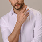 Relatiering zilver gerhodineerd