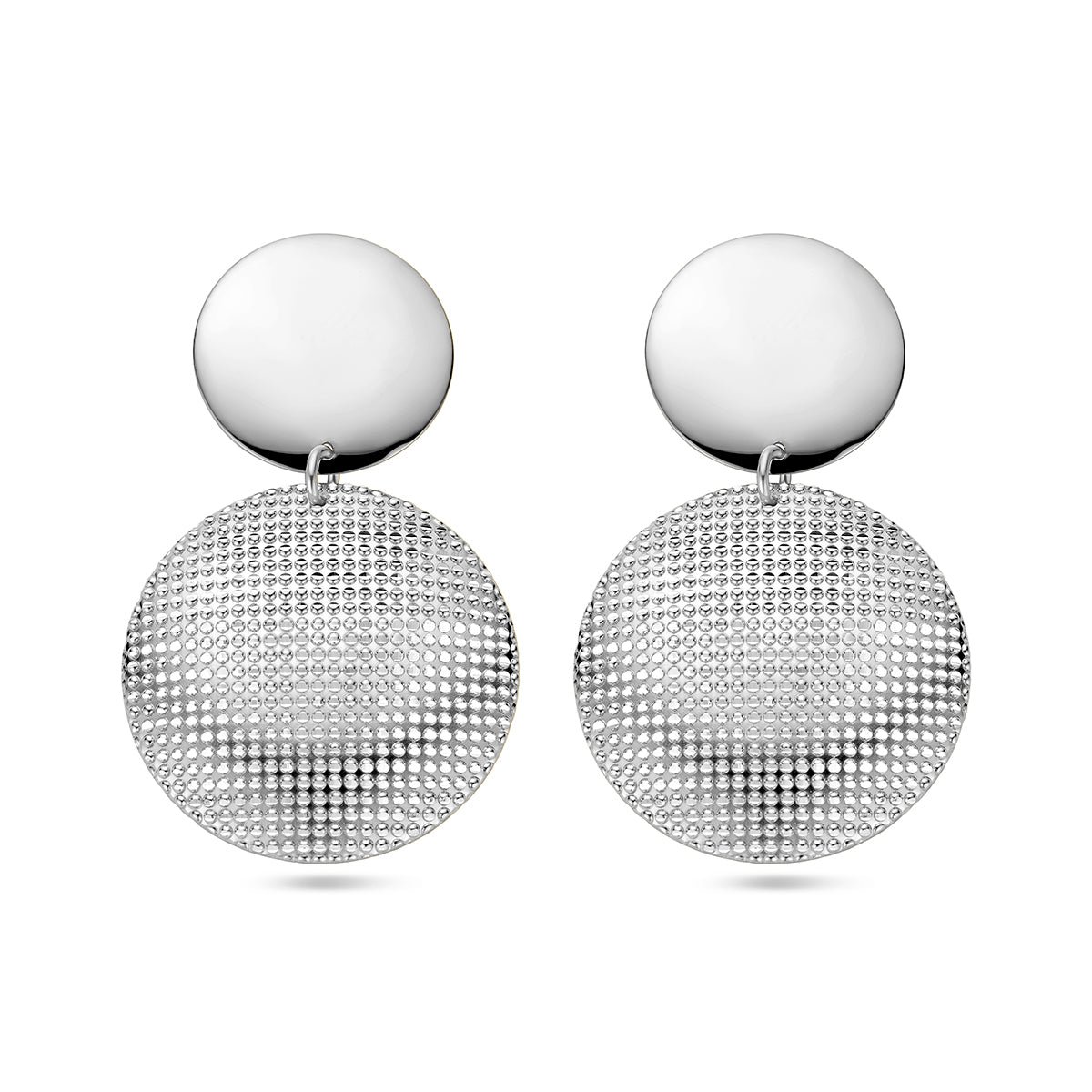 Oorhangers zilver gerhodineerd