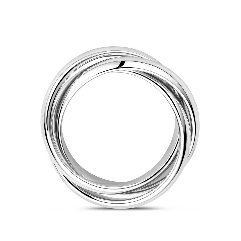 Trinity ringen zilver gerhodineerd