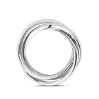 Trinity ringen zilver gerhodineerd