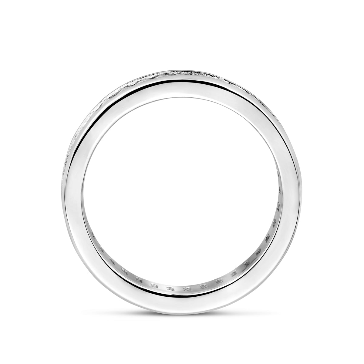 Ring zirkonia zilver gerhodineerd