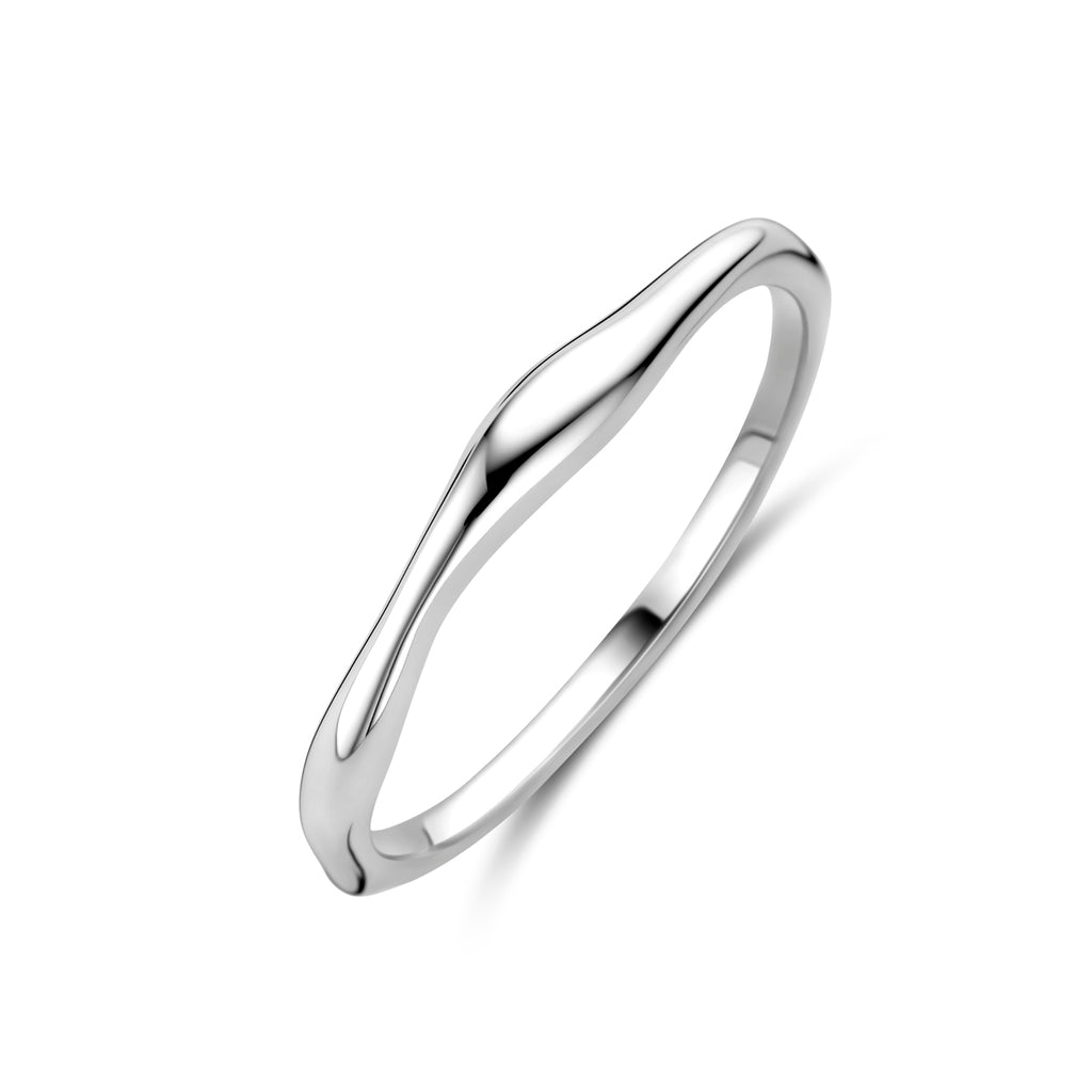 Ring zilver gerhodineerd