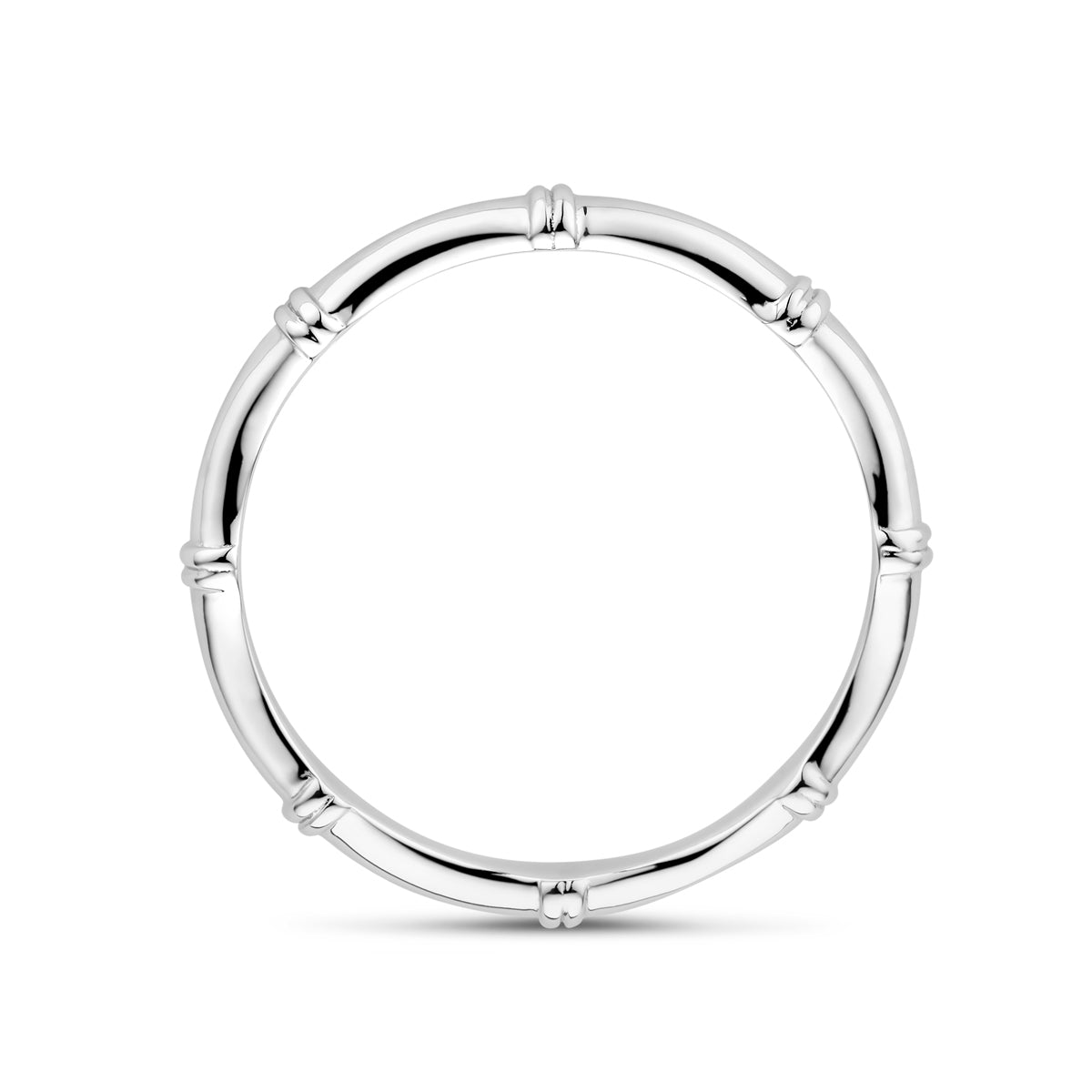 Ring zilver gerhodineerd