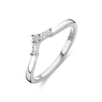 Ring v zirkonia zilver gerhodineerd