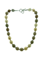 collier aluminium ei-vormige kralen