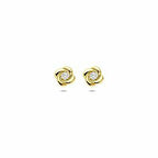 Ohrstecker Zirkonia 6,5 mm 14K Gelbgold