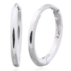 zilveren klapoorringen 15 mm