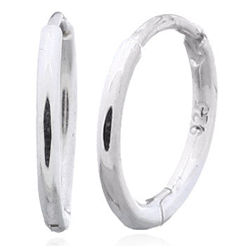 zilveren klapoorringen 15 mm