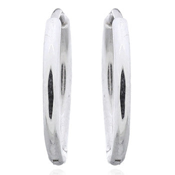 zilveren klapoorringen 15 mm