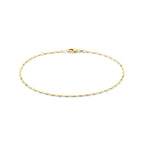 Fußkettchen 2,0 mm 24 - 26 cm 14K Gelbgold