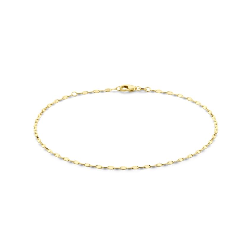 enkelbandje 2,0 mm 24 - 26 cm 14K geelgoud