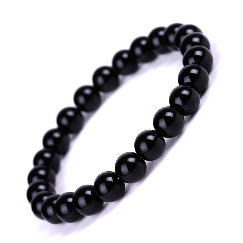 natuur stenen armband: onyx