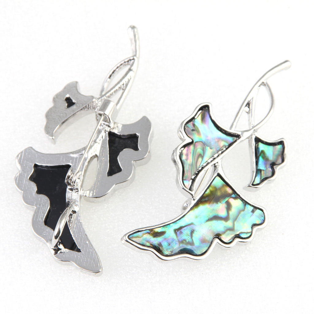 broche met parelmoer