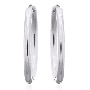 zilveren klapoorringen 17 mm