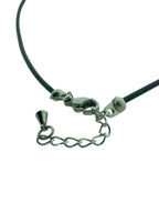 geanodiseerde schijfjes collier