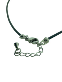 geanodiseerde schijfjes collier