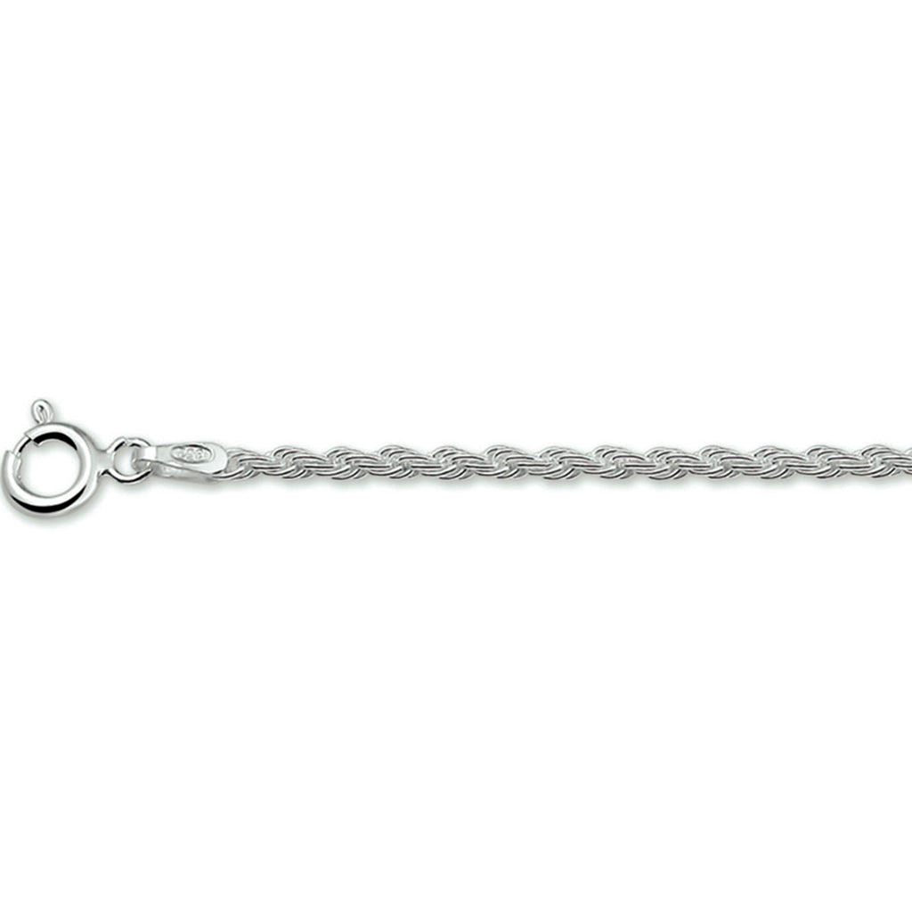 koord 2,0 mm zilver gerhodineerd