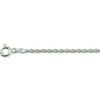 koord 2,0 mm zilver gerhodineerd