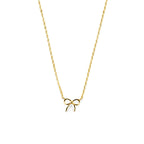 9 Karat Halskette Schleife 41 - 43 - 45 cm 9K gelb