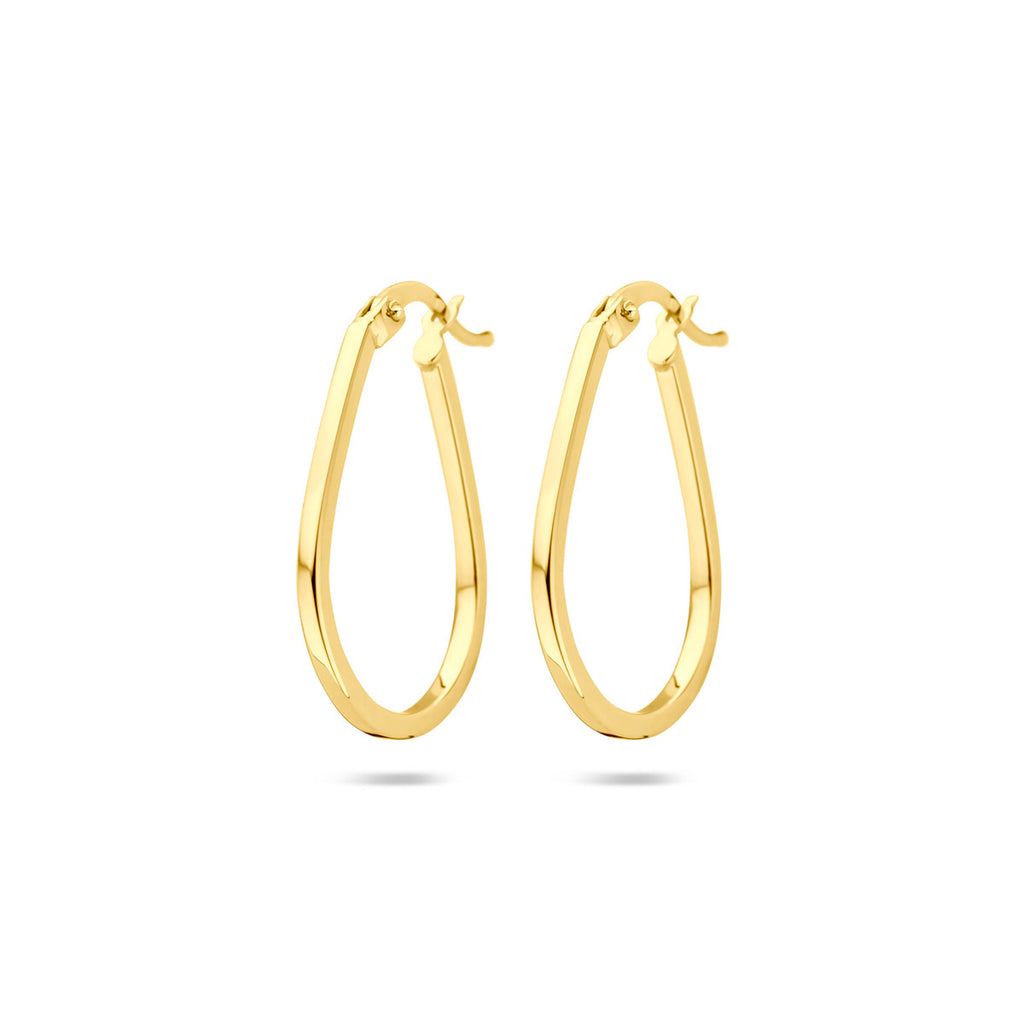 Ohrringe 25 mm 14K Gelbgold