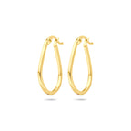 Ohrringe 25 mm 14K Gelbgold
