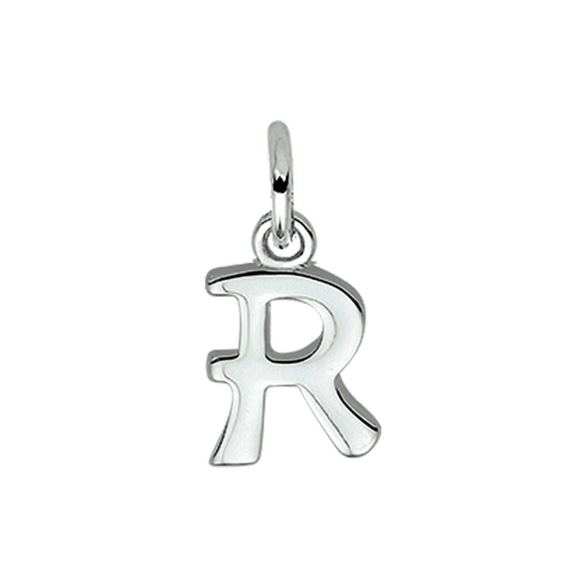 Anhänger Buchstabe silber weiß