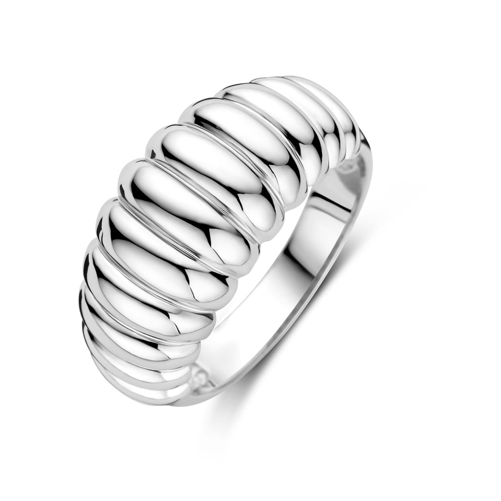 Ring Ballon rhodiniert Silber