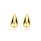 oorknoppen druppel 17,5 mm 14K geelgoud - druppel/komma/pegel
