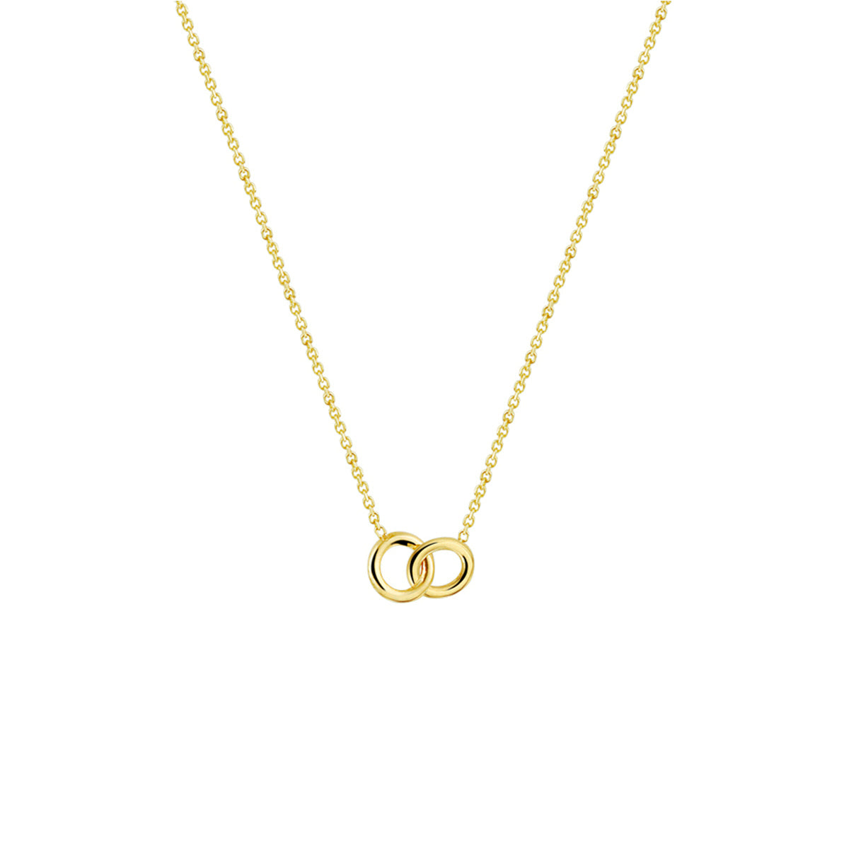 Halskette Kreise 41 - 43 - 45 cm 14K Gelbgold