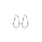 klapoorringen hartjes 2 mm zilver gerhodineerd