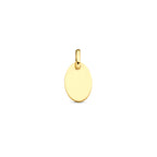 Gravuranhänger oval 14K Gelbgold
