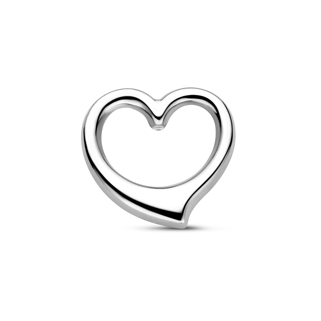 Anhänger Herz 12,5 mm 14K Weißgold