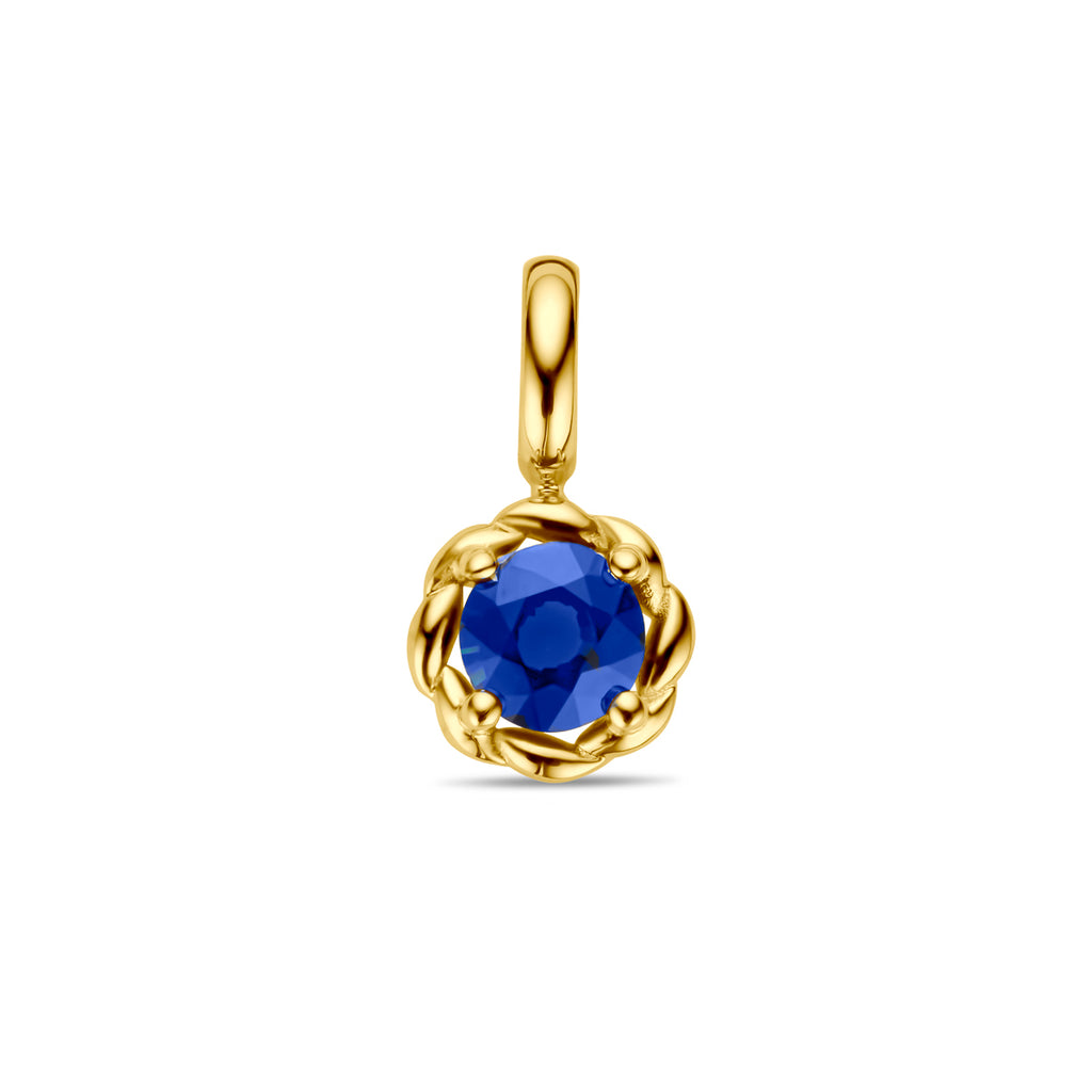 Anhänger Saphir 14K Gelbgold