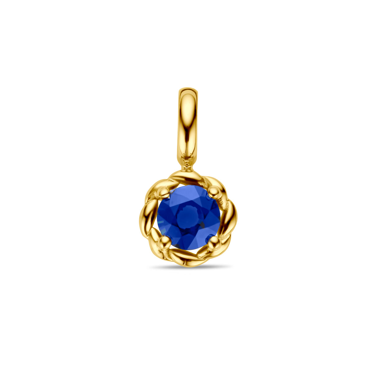 Anhänger Saphir 14K Gelbgold