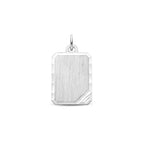 graveerhanger gediamanteerd zilver gerhodineerd