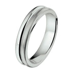 Ring A501 – 5 mm – ohne CZ-Edelstahl
