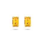 Ohrstecker Citrin 14K Gelbgold