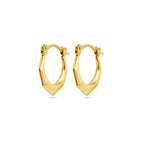 Ohrringe Lapide 16 mm 14K Gelbgold