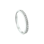 Ring Zirkonia Silber rhodiniert
