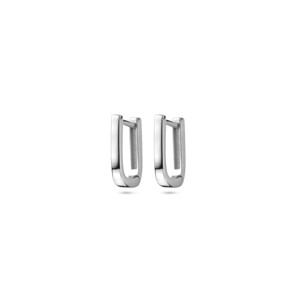 klapoorringen 12 mm zilver gerhodineerd