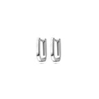 klapoorringen 12 mm zilver gerhodineerd