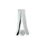 hanger zirkonia poli/mat zilver gerhodineerd