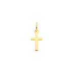 Anhänger Kreuz 14 mm 14K Gelbgold