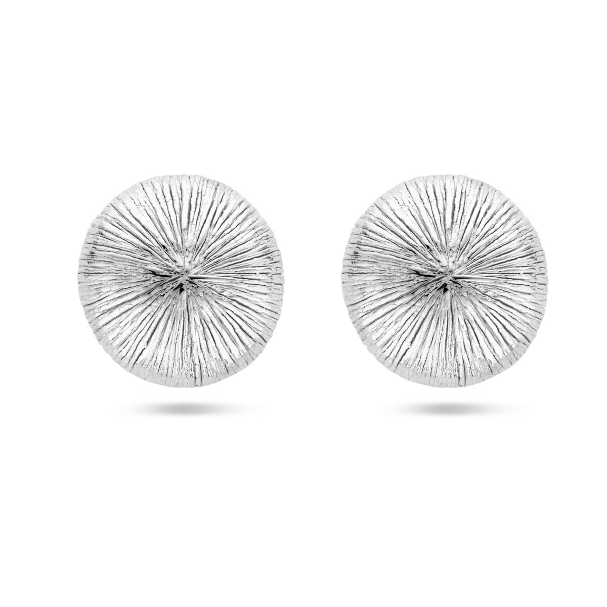 Ohrstecker 25 mm Silber rhodiniert