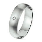 ring 6 mm met cz edelstaal