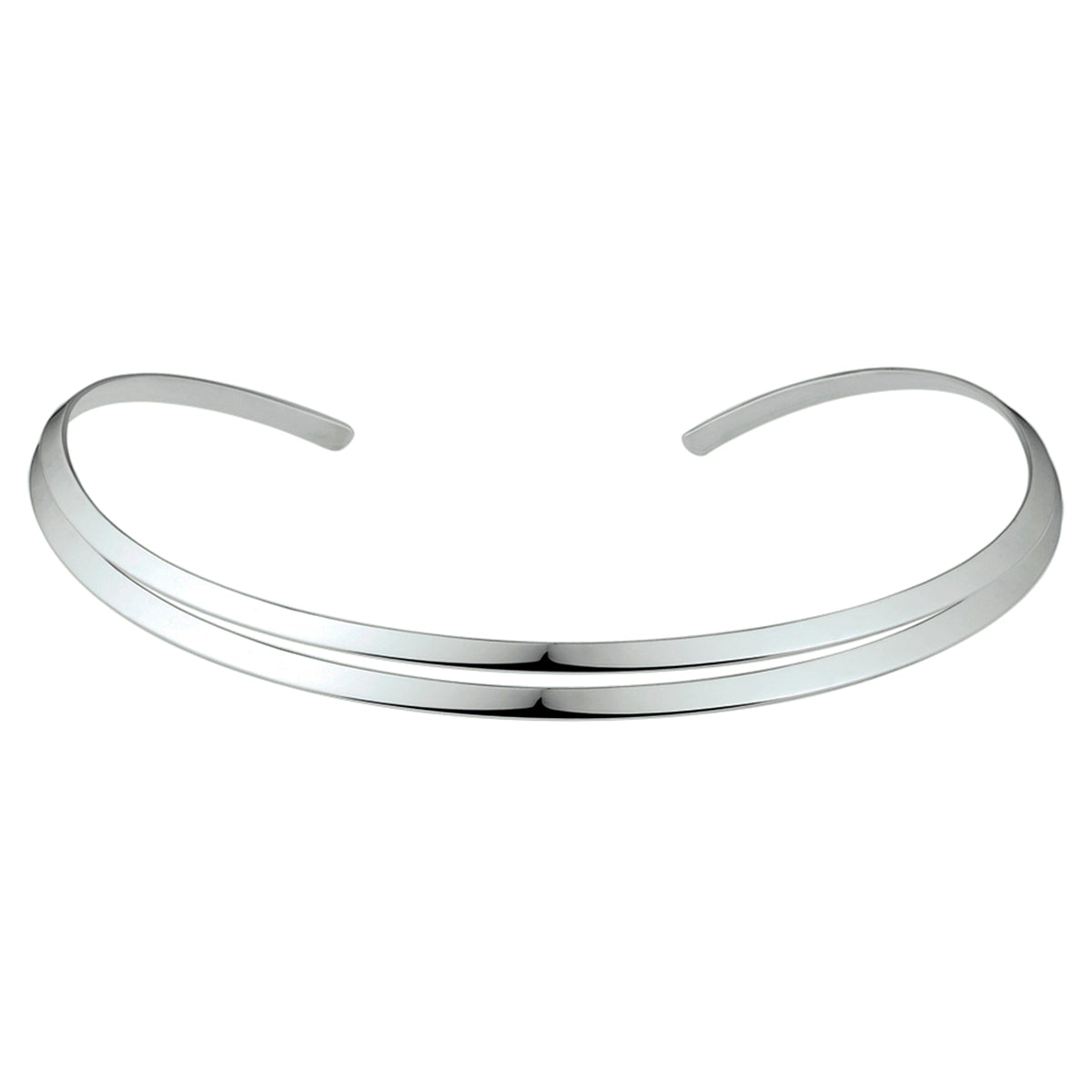 collier spang zilver wit