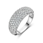 Ring Zirkonia Silber rhodiniert