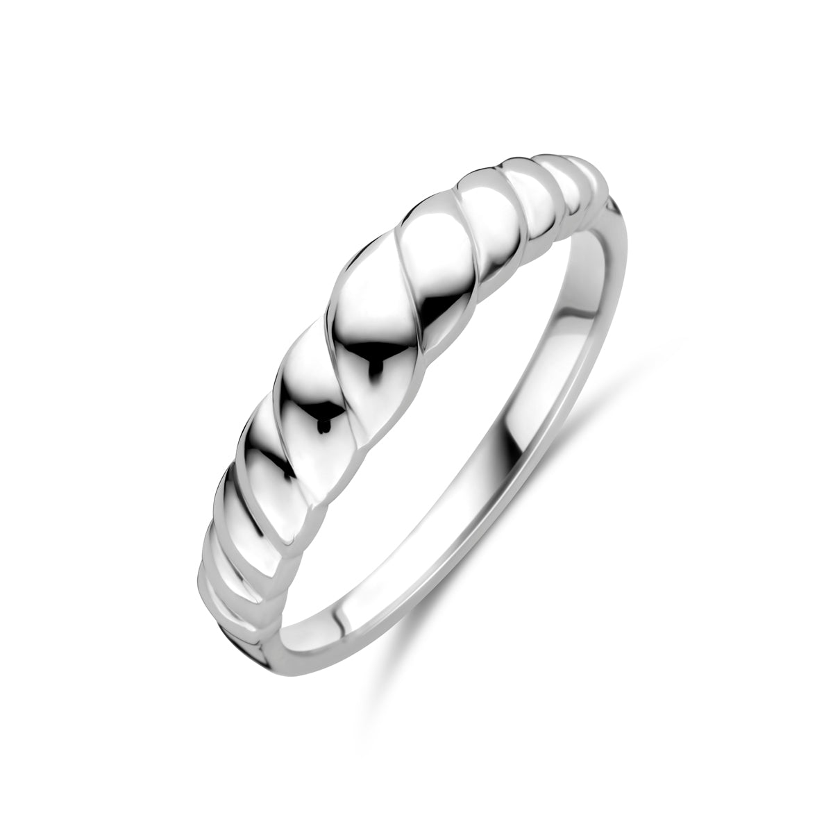 ring balloon zilver gerhodineerd