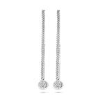 doortrekoorbellen zirkonia 65 mm zilver gerhodineerd