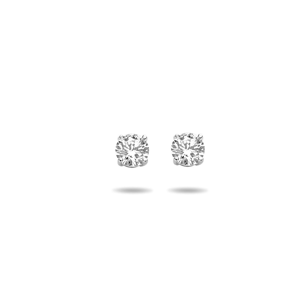 Ohrstecker Zirkonia 14K Roségold